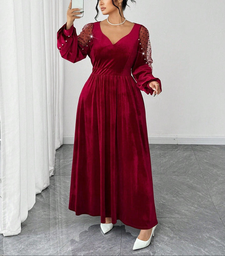 Rochie de ocazie SHEIN, vișiniu