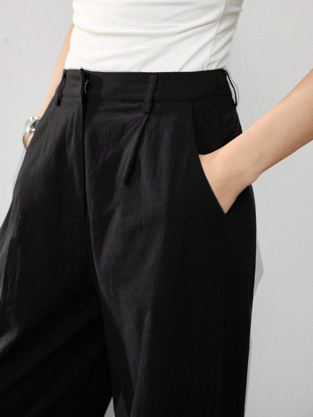 Pantaloni SHEIN, negru