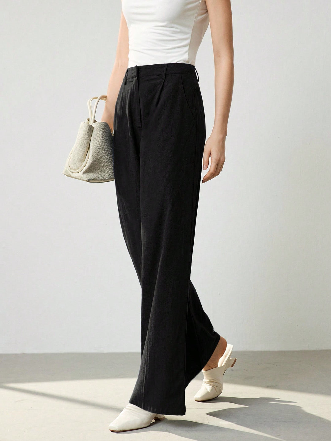 Pantaloni SHEIN, negru