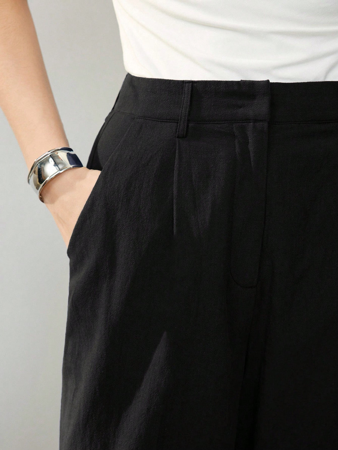 Pantaloni SHEIN, negru