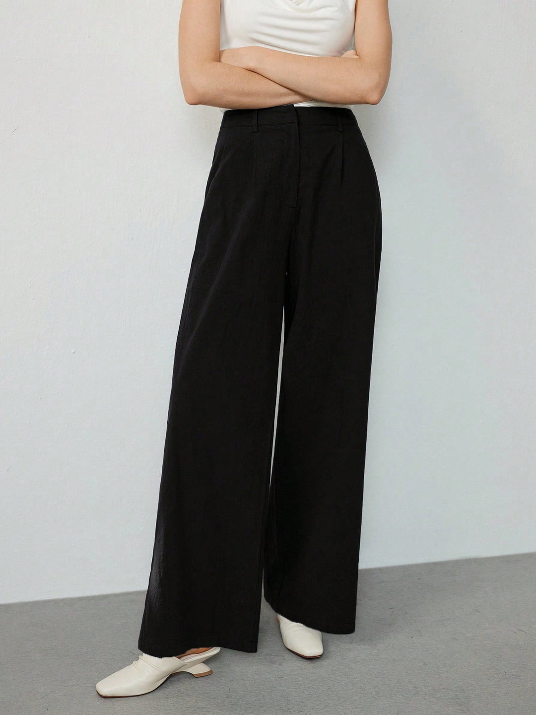 Pantaloni SHEIN, negru