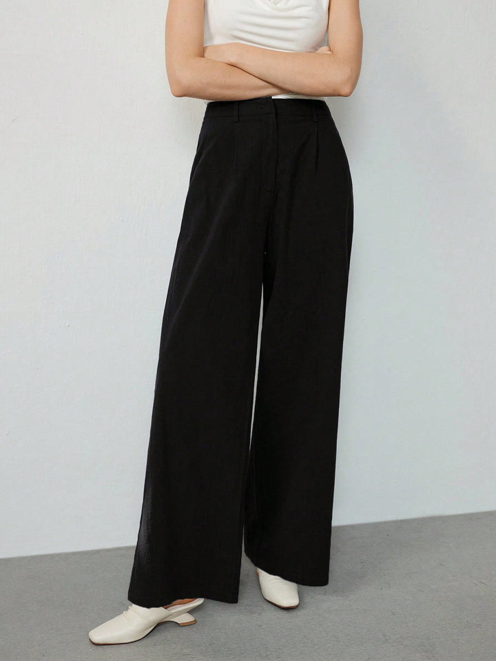 Pantaloni SHEIN, negru