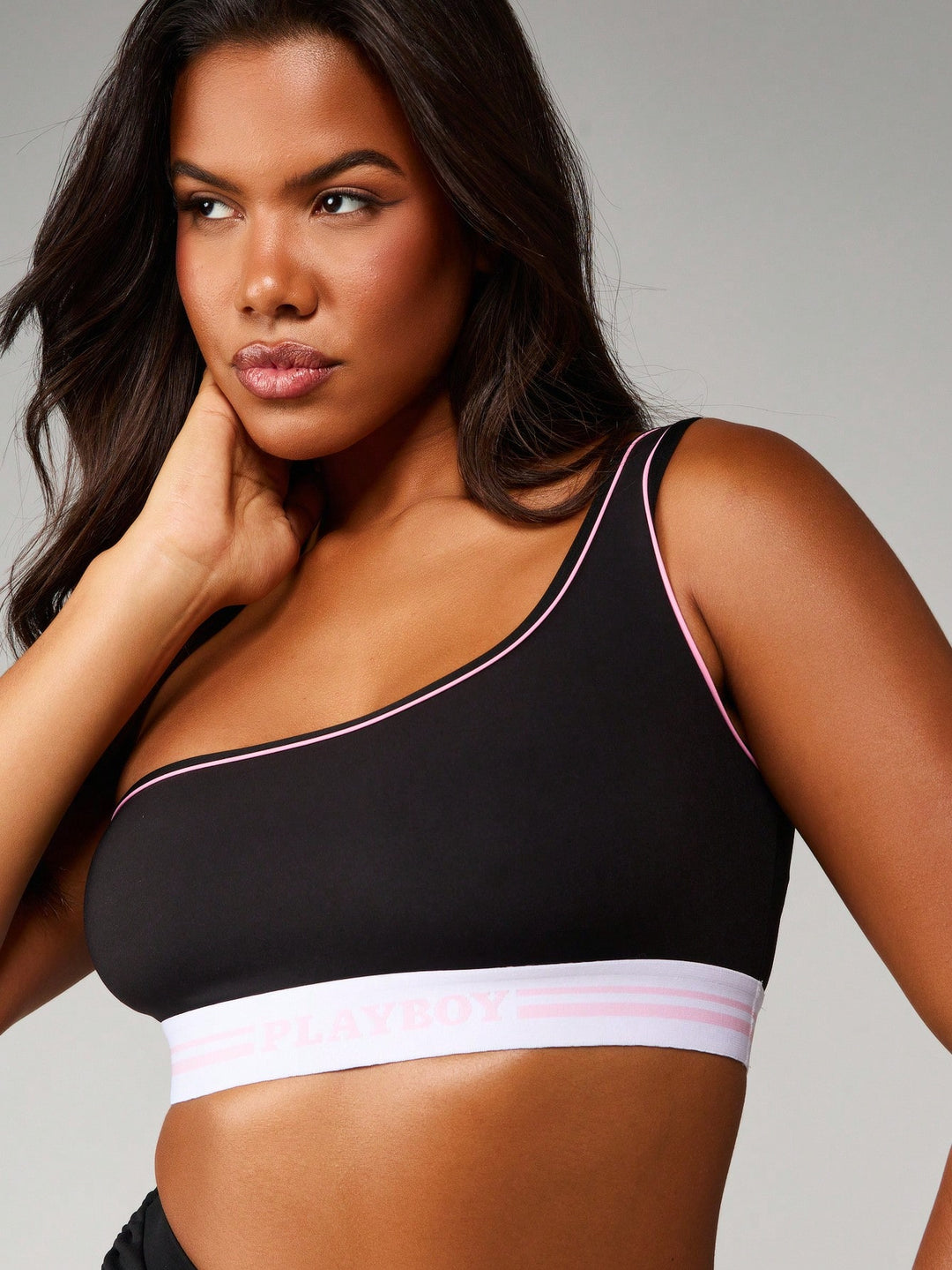 Bustieră sport SHEIN, negru
