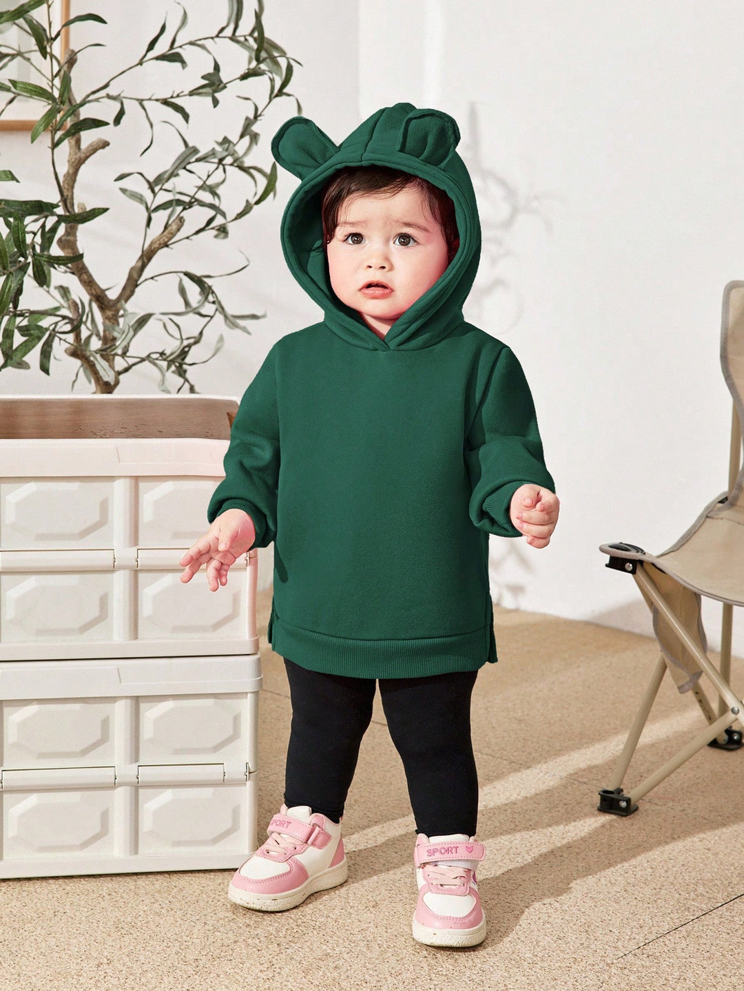Hanorac SHEIN, verde