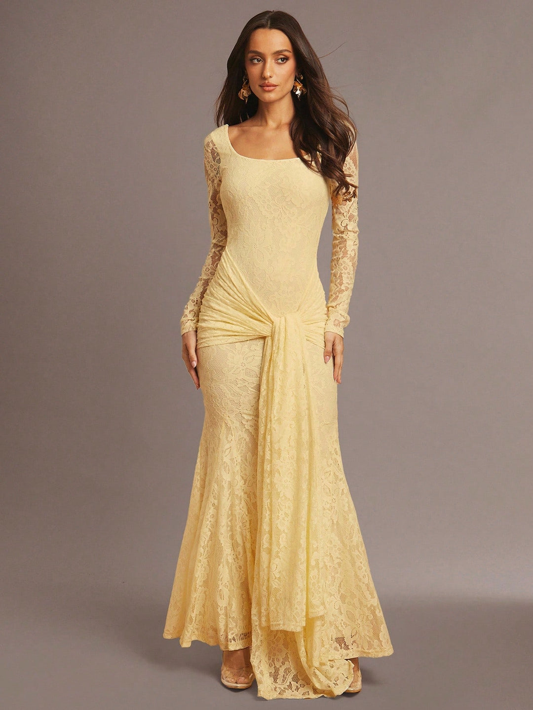 Rochie maxi SHEIN, galben