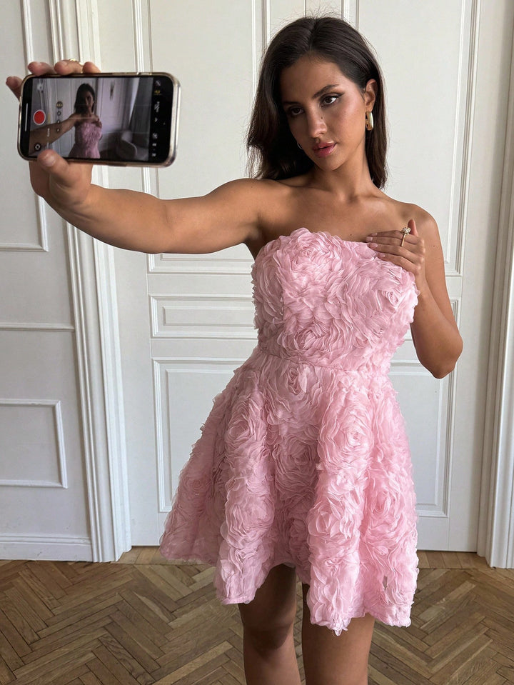 SHEIN Mini ruha, rózsaszín