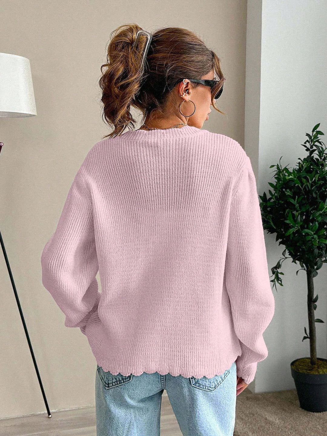 Cardigan SHEIN, roz