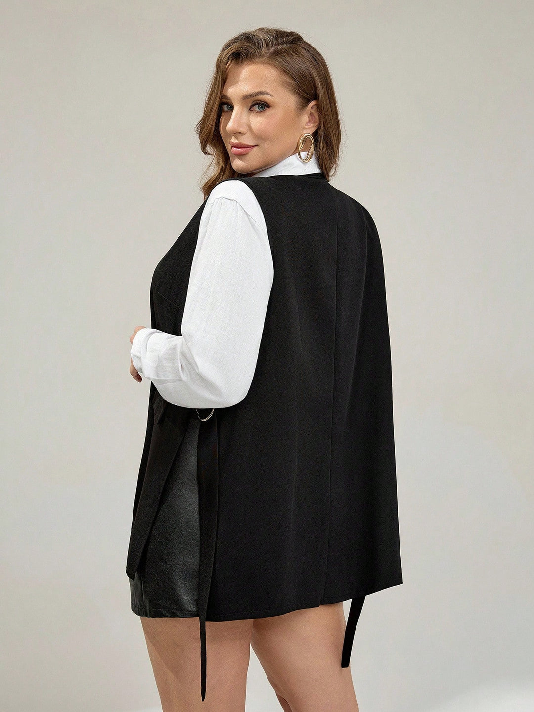 Sacou SHEIN, negru