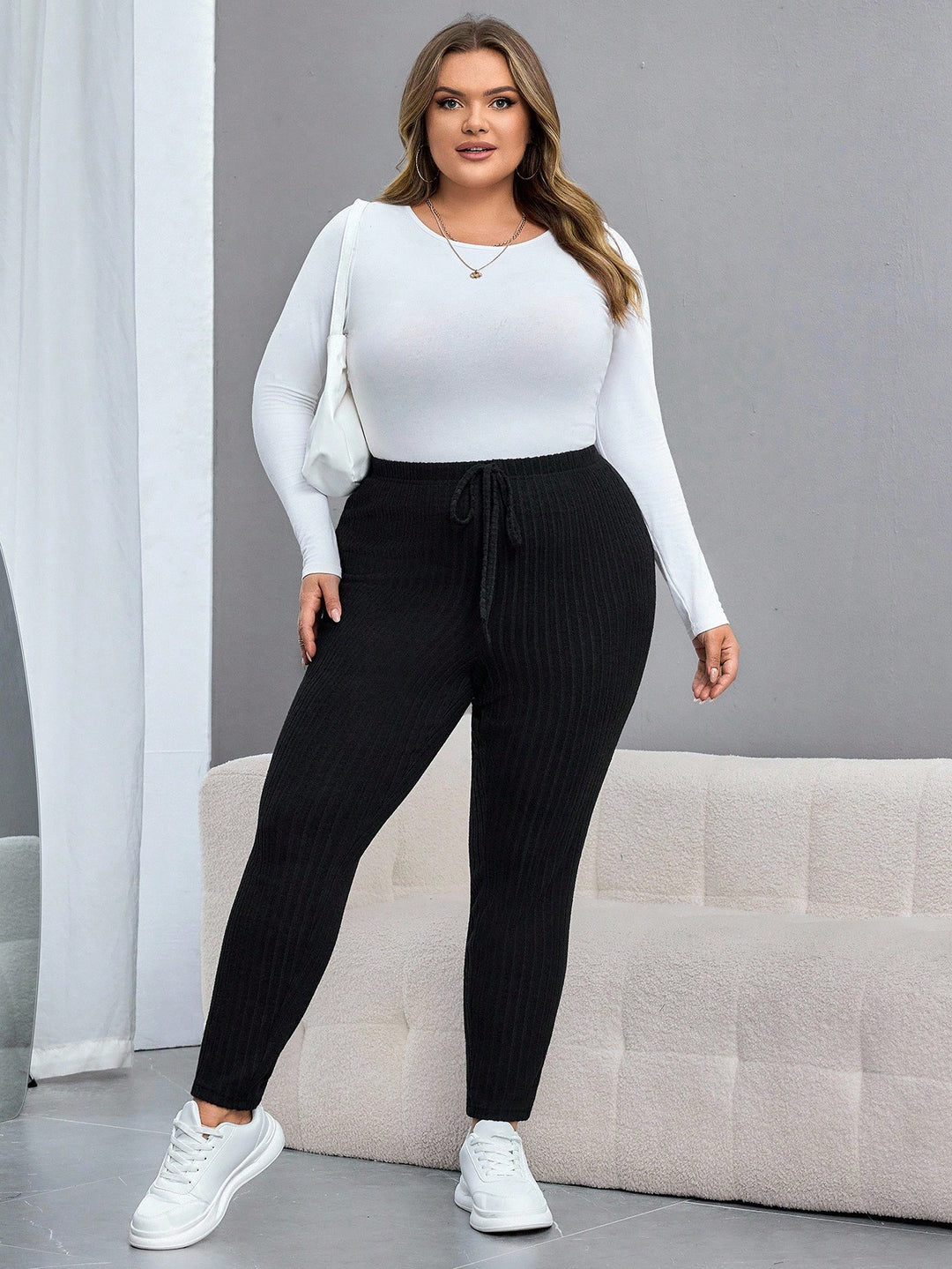 SHEIN leggings, fekete