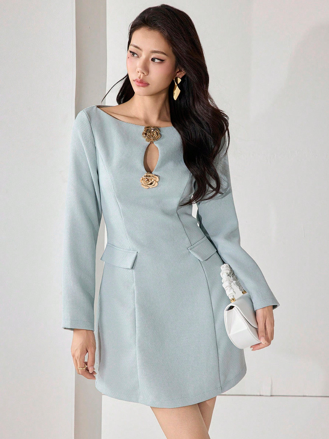 Rochie mini SHEIN, verde