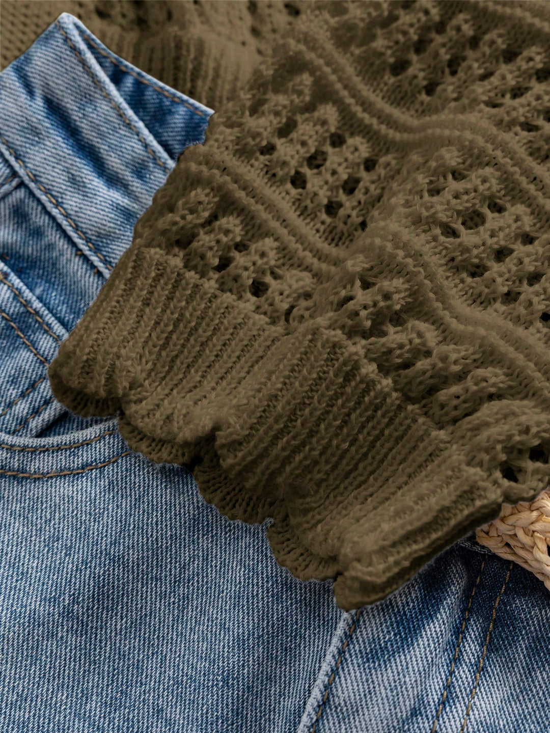 Cardigan SHEIN, kaki