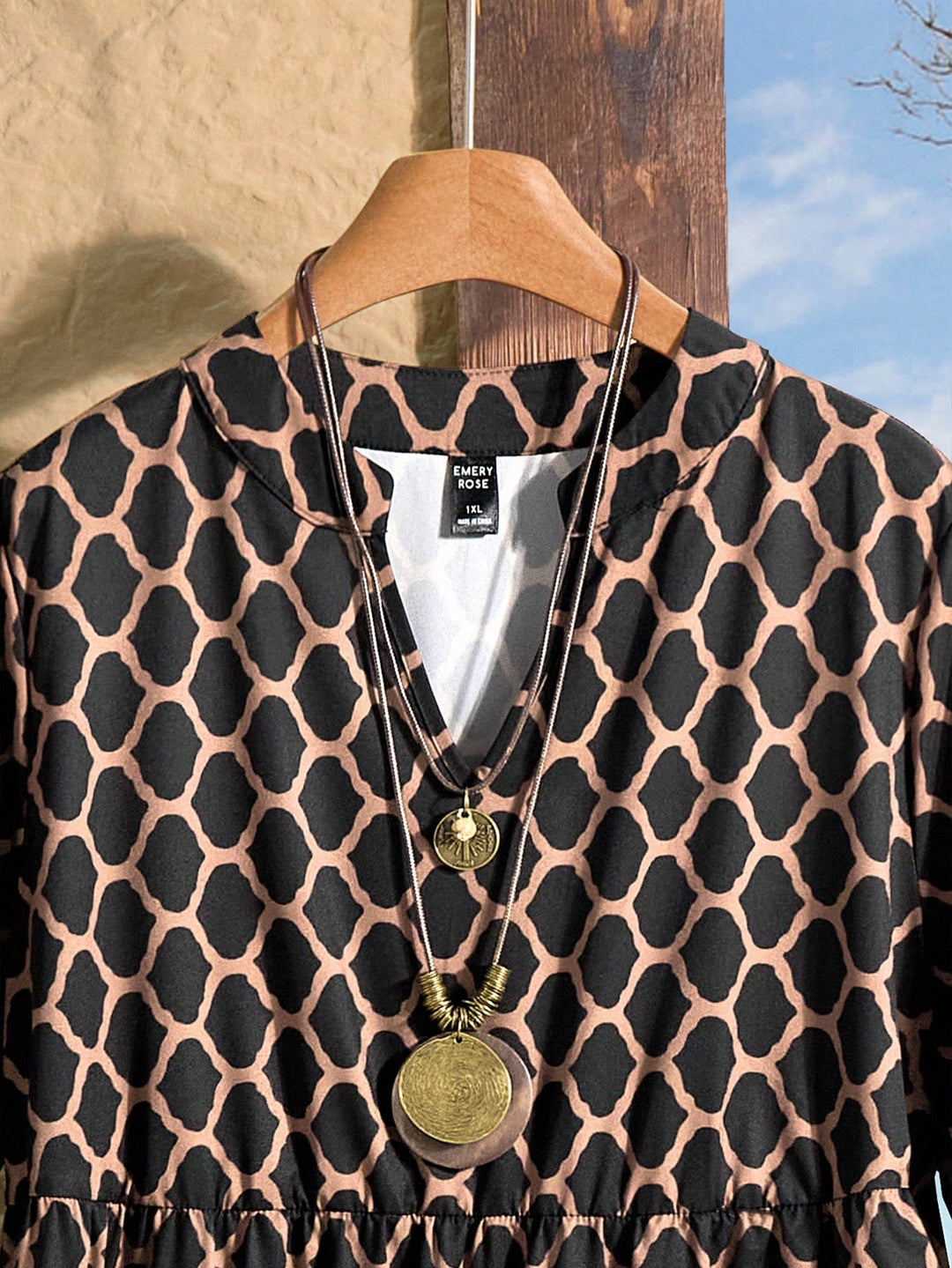 SHEIN ruha, khaki