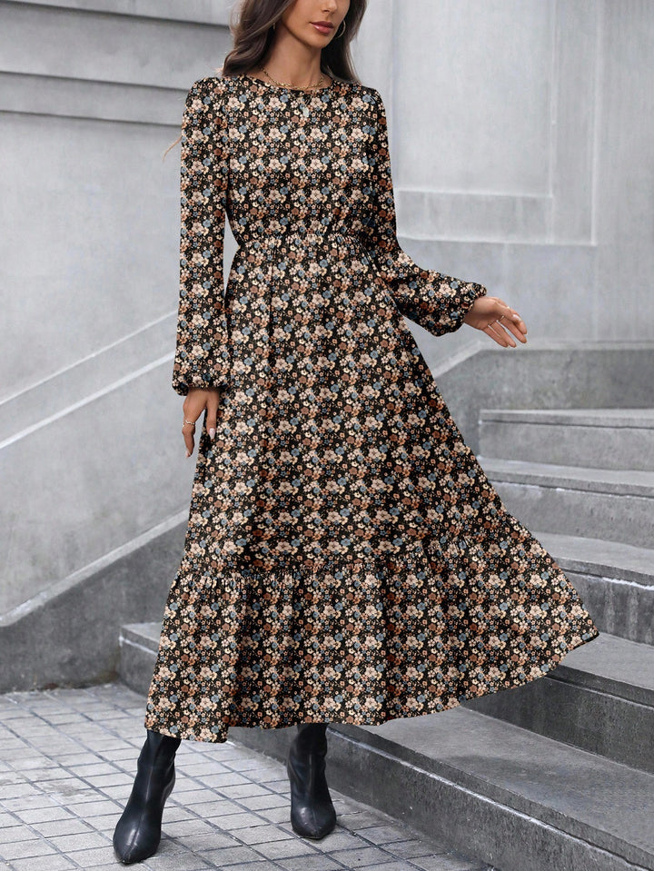 Shein maxi ruha, mix színek