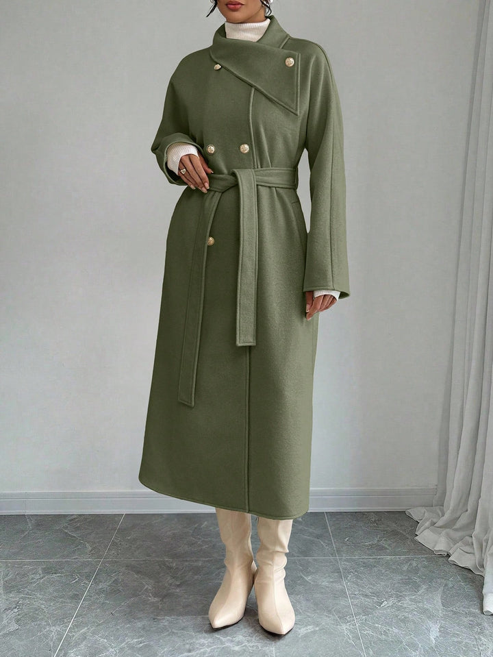 SHEIN télikabát, khaki