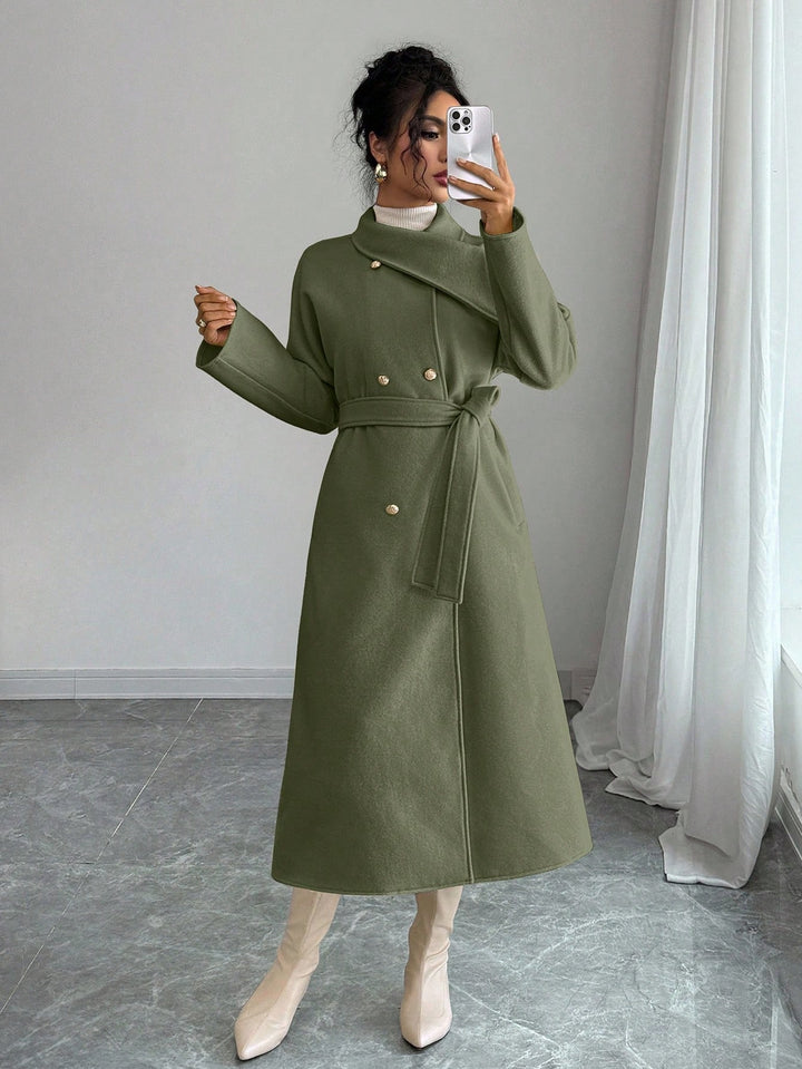 SHEIN télikabát, khaki