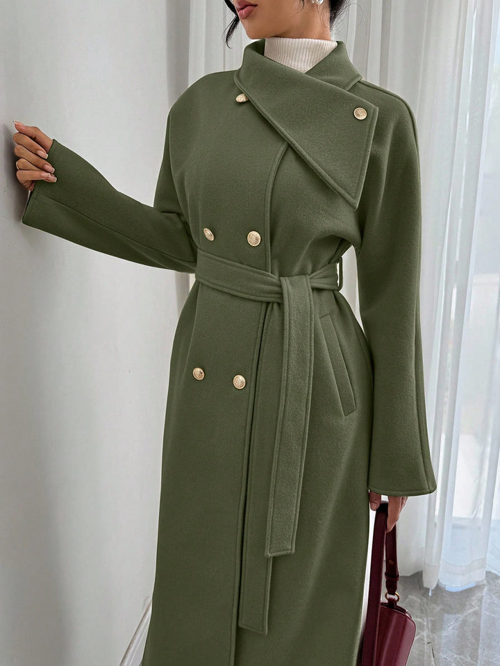 SHEIN télikabát, khaki