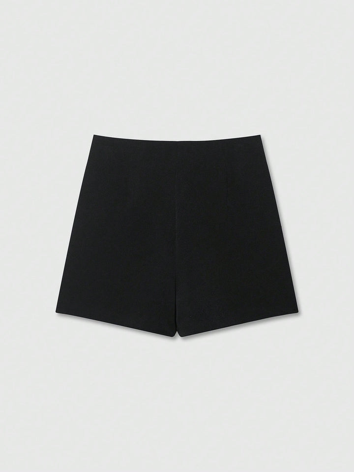 Pantaloni scurți SHEIN, negru