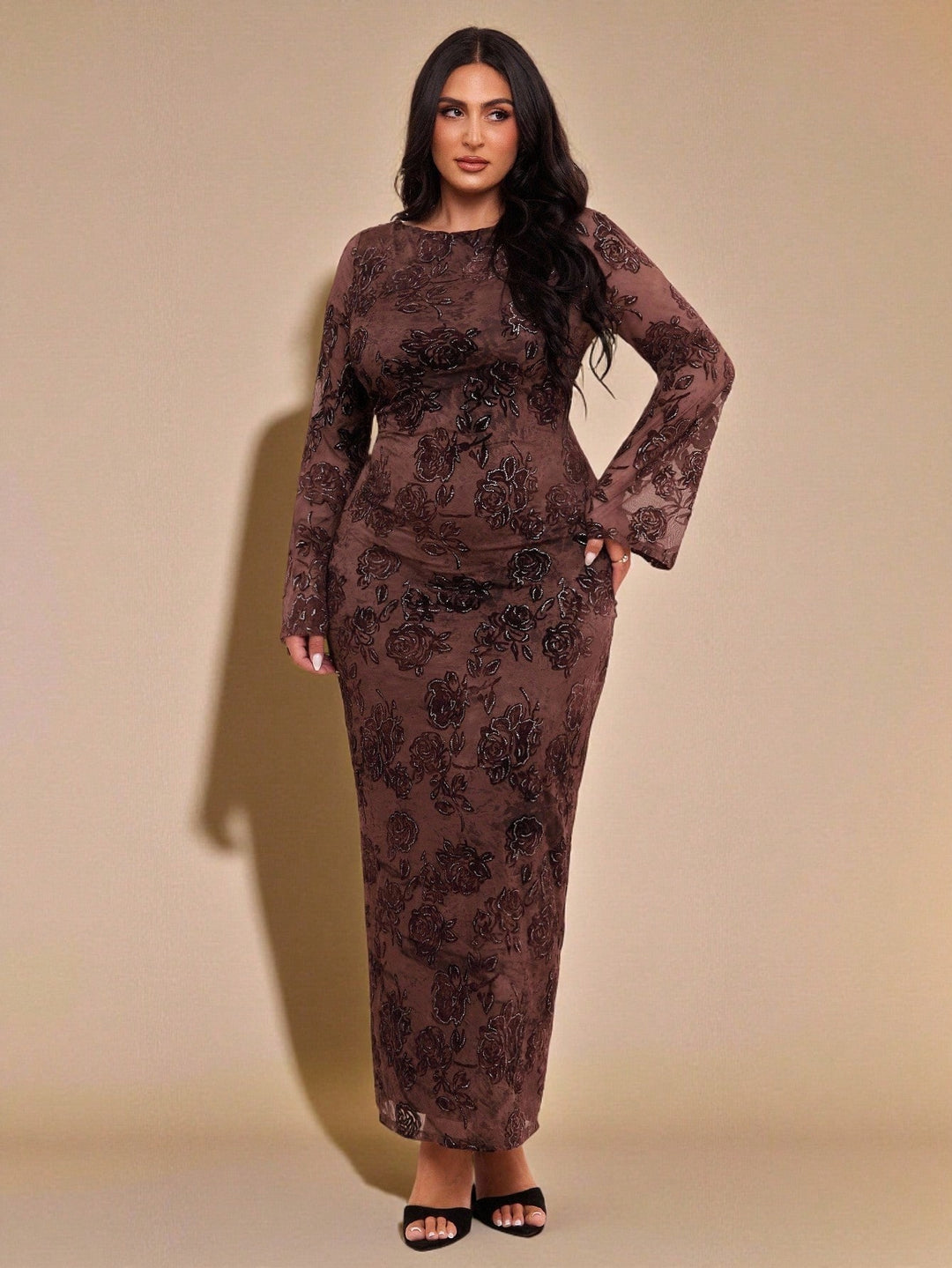 Rochie SHEIN, maro