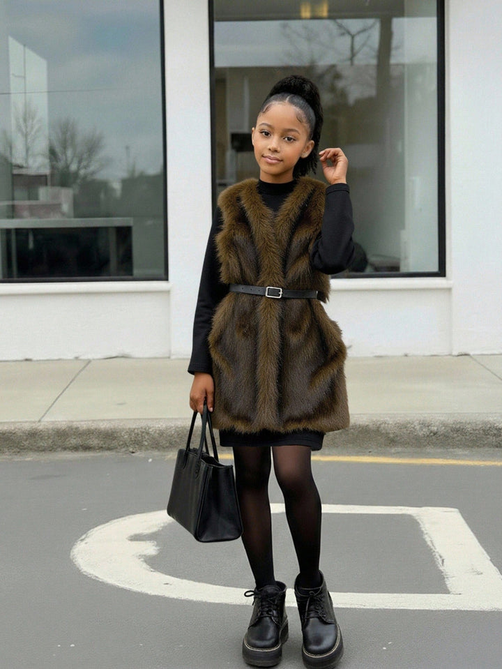 Rochie tricotată SHEIN, negru