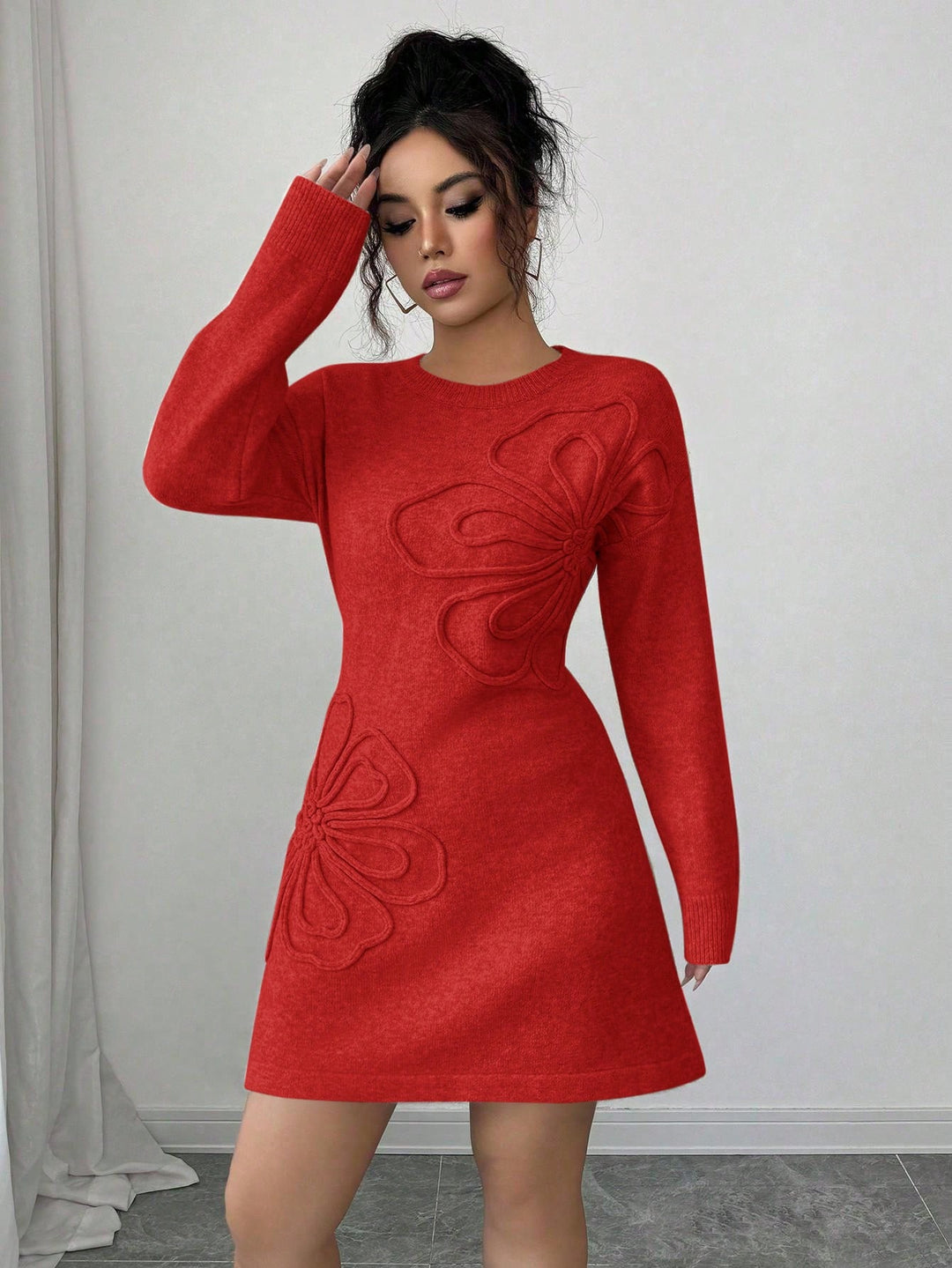 SHEIN ruha, piros