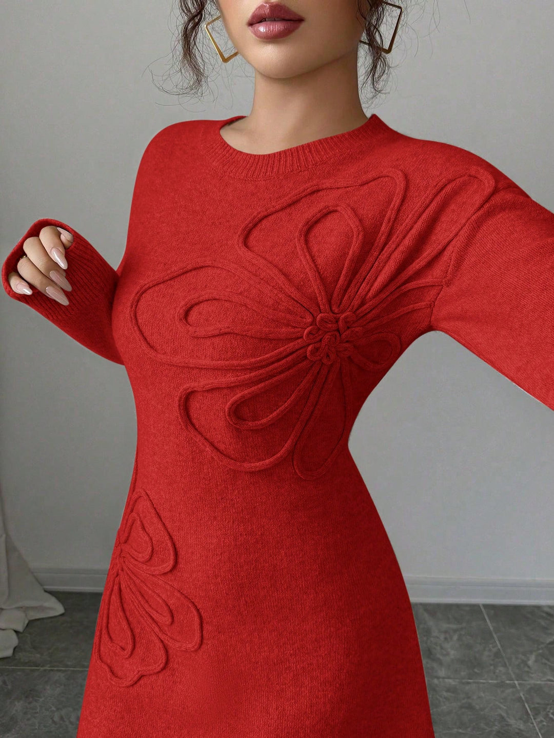 SHEIN ruha, piros