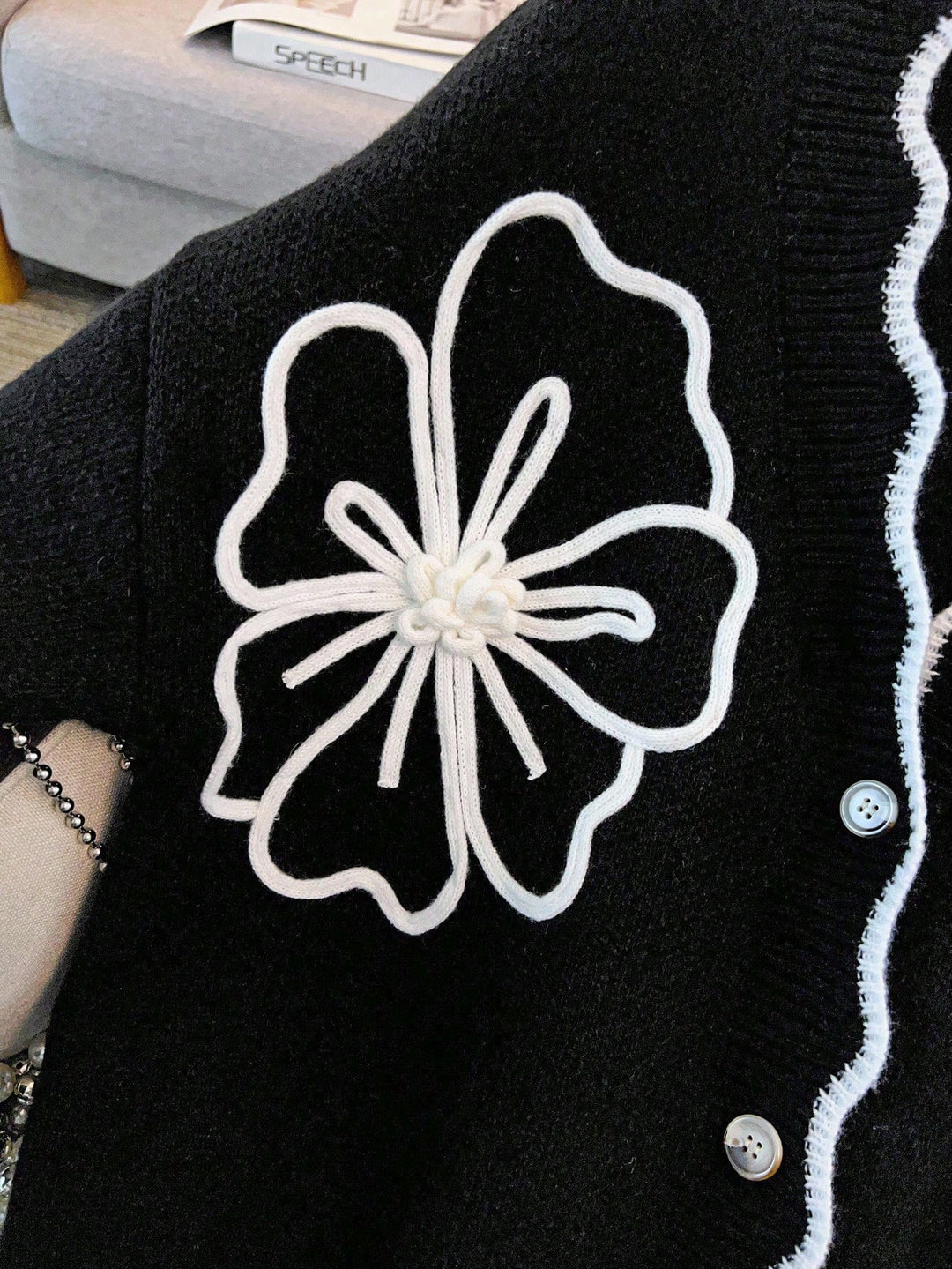 Cardigan SHEIN, negru