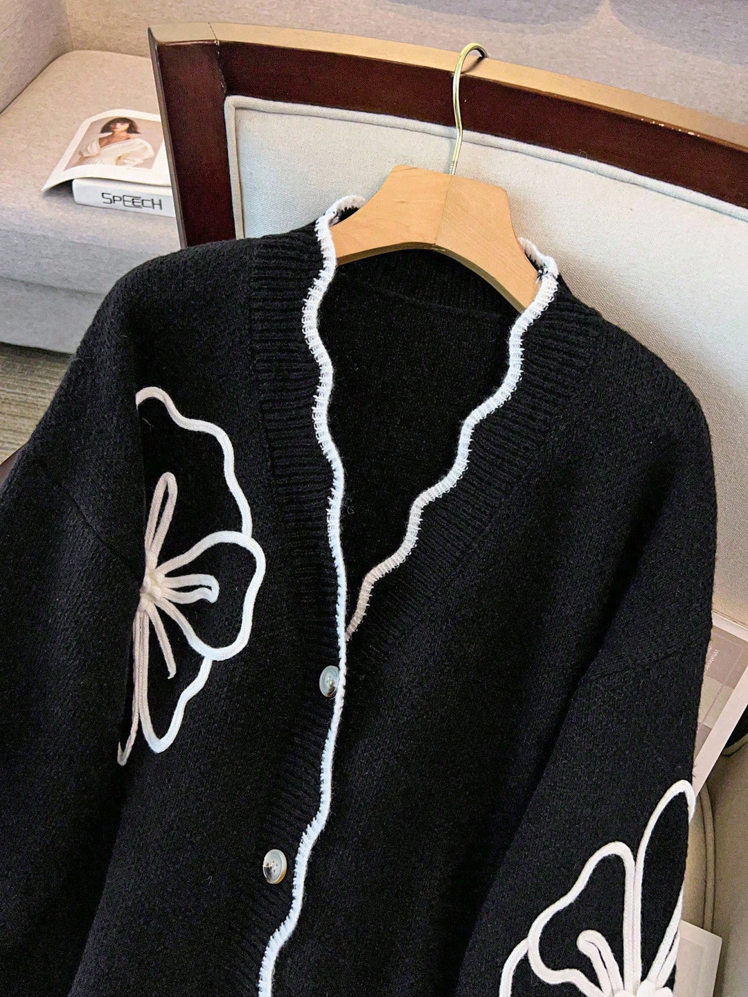 Cardigan SHEIN, negru