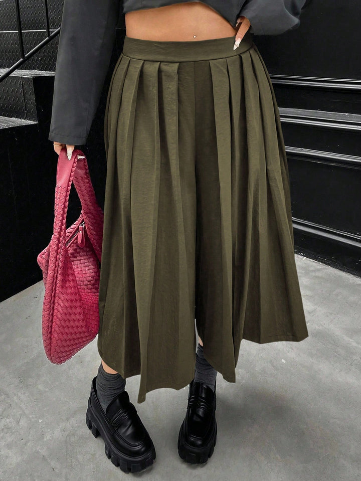 Pantaloni Shein Curve+, kaki