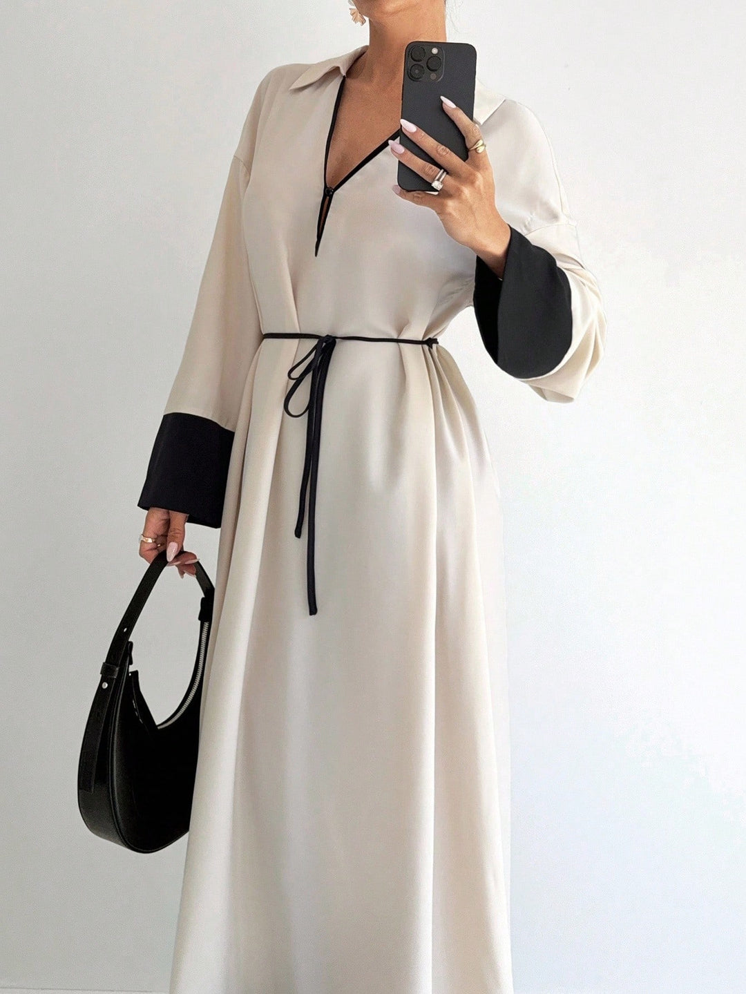 SHEIN Maxi ruha, bézs