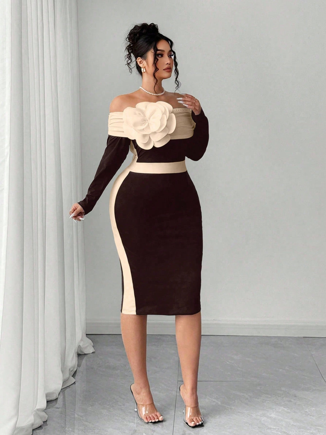 Rochie SHEIN, maro