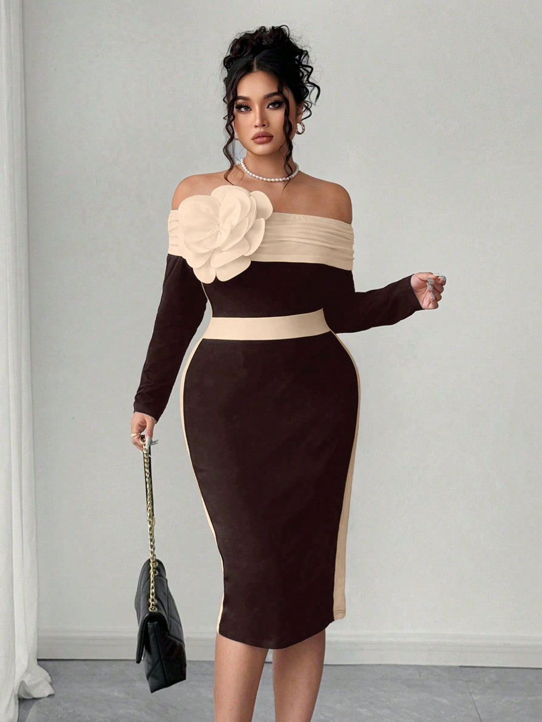 Rochie SHEIN, maro