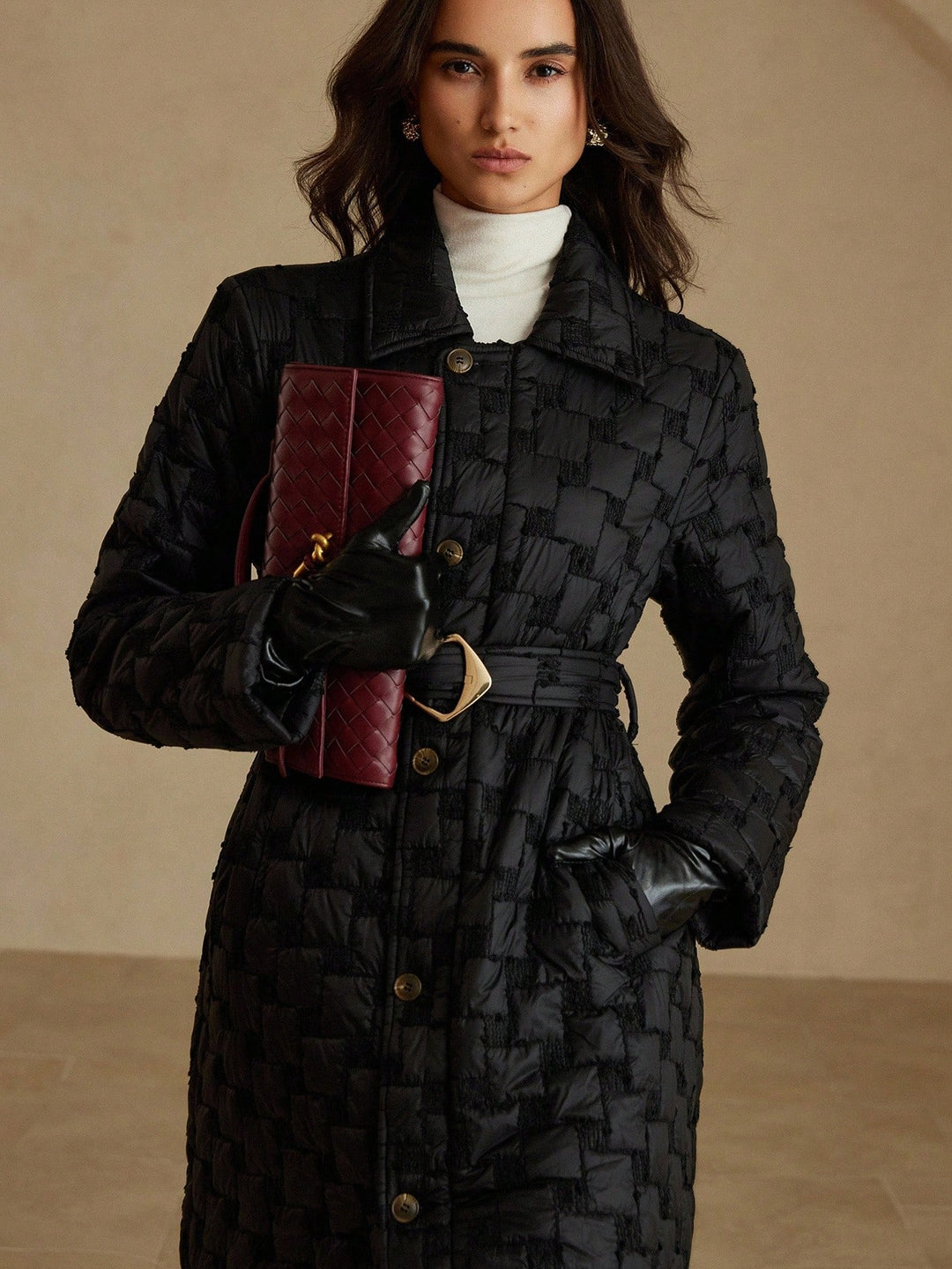 Palton Shein, Negru
