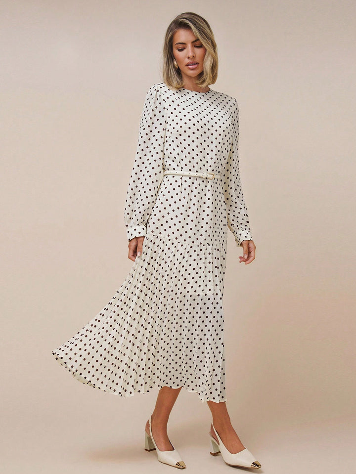 SHEIN maxi ruha, bézs