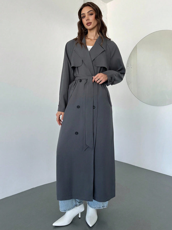 Trench SHEIN, gri