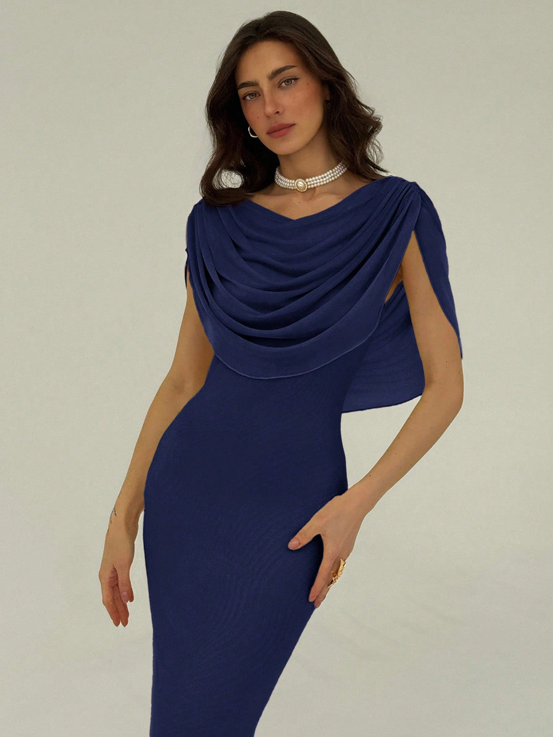 Rochie maxi SHEIN, albastru