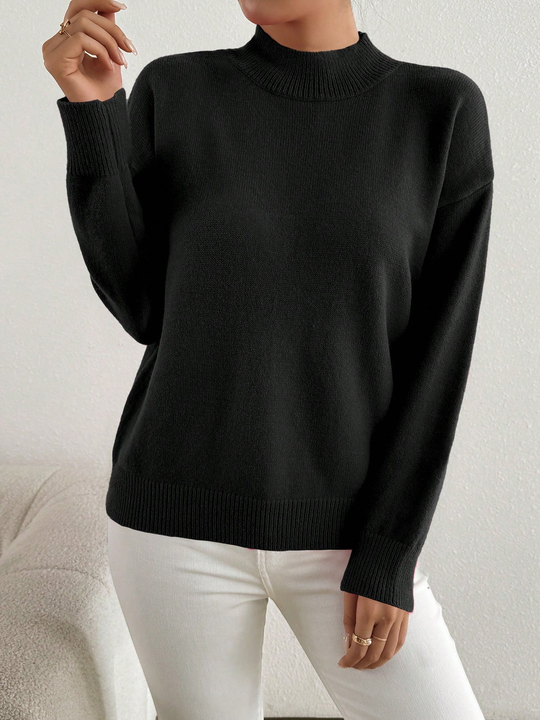 Pulover SHEIN, negru
