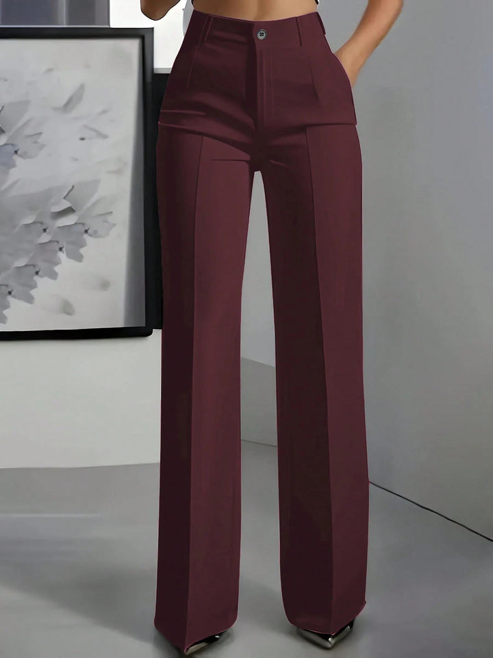 Pantaloni SHEIN, vișiniu
