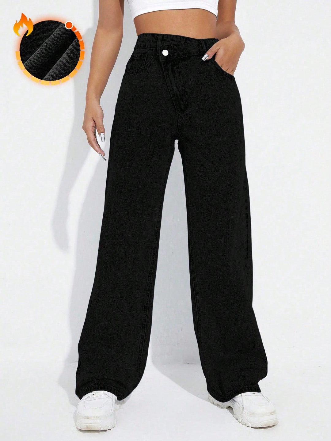 Jeans SHEIN, negru