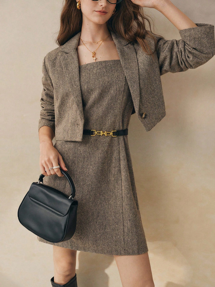 SHEIN együttes, bézs
