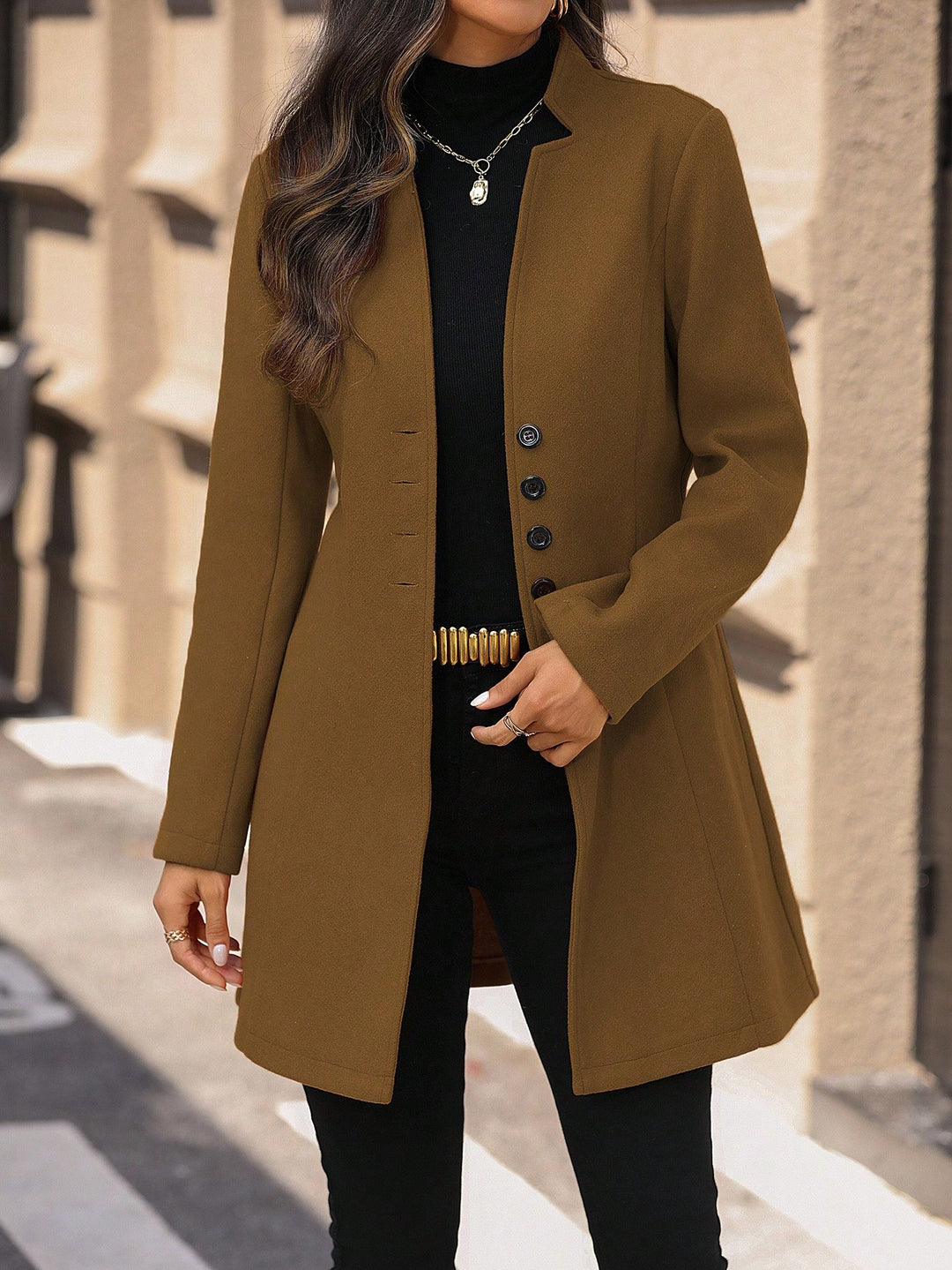 Palton SHEIN, bronz