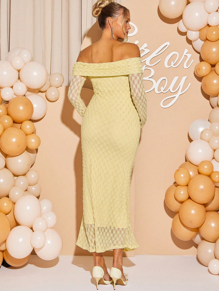 Rochie maxi Shein, galben