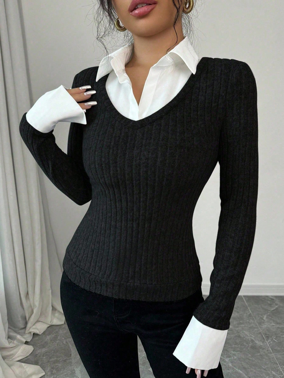 Tricou SHEIN, negru