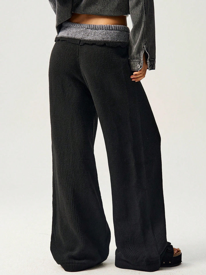 Pantaloni SHEIN, negru
