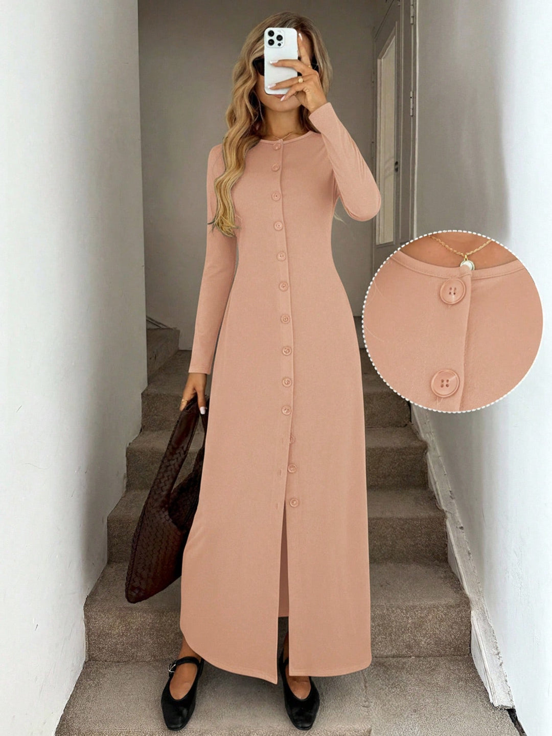 SHEIN Maxi ruha, narancssárga