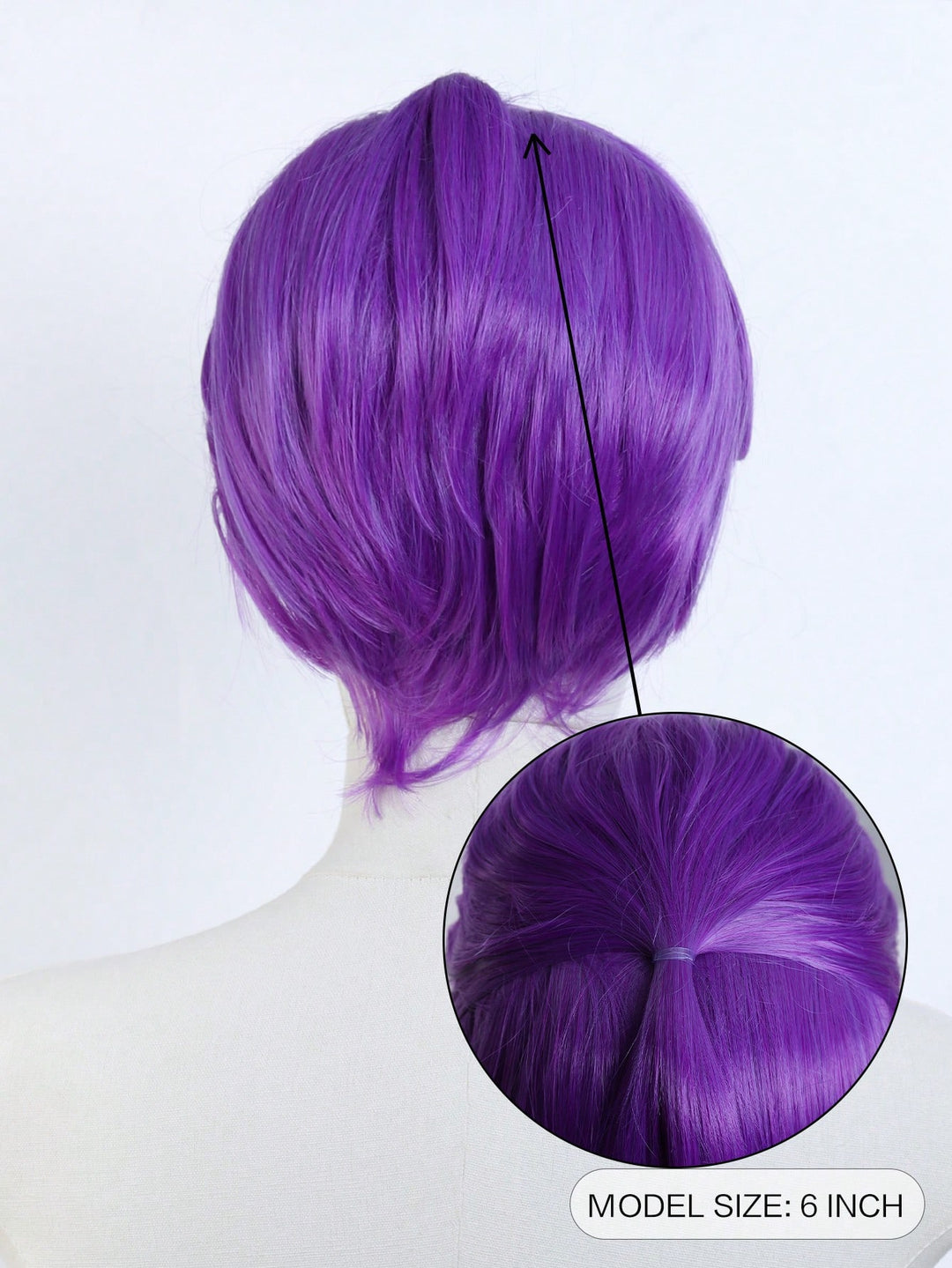 Shein cosplay paróka, lila
