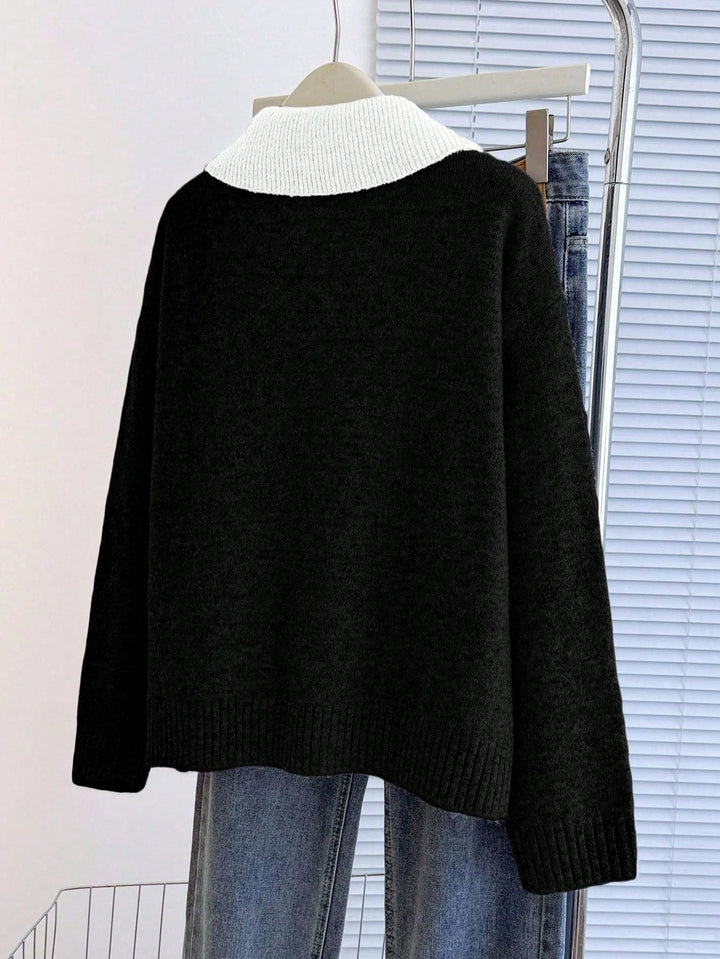 SHEIN pulóver, fekete