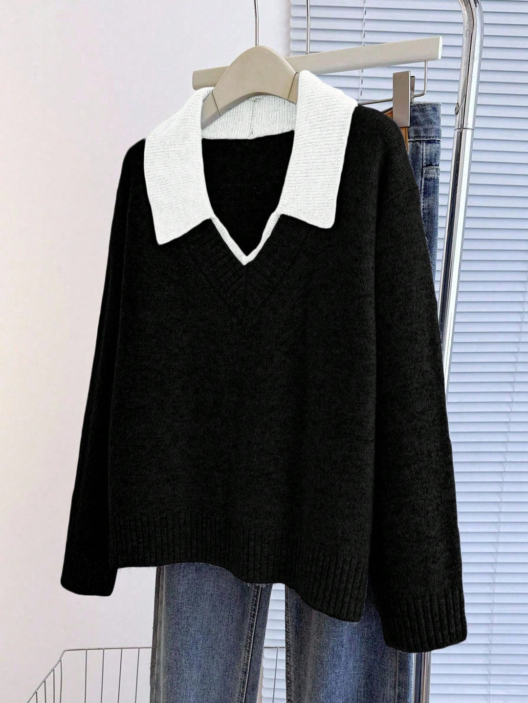 SHEIN pulóver, fekete