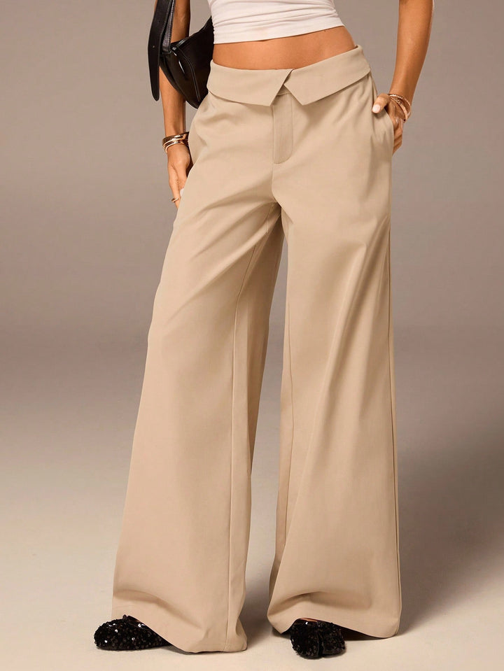 Pantaloni SHEIN, crem