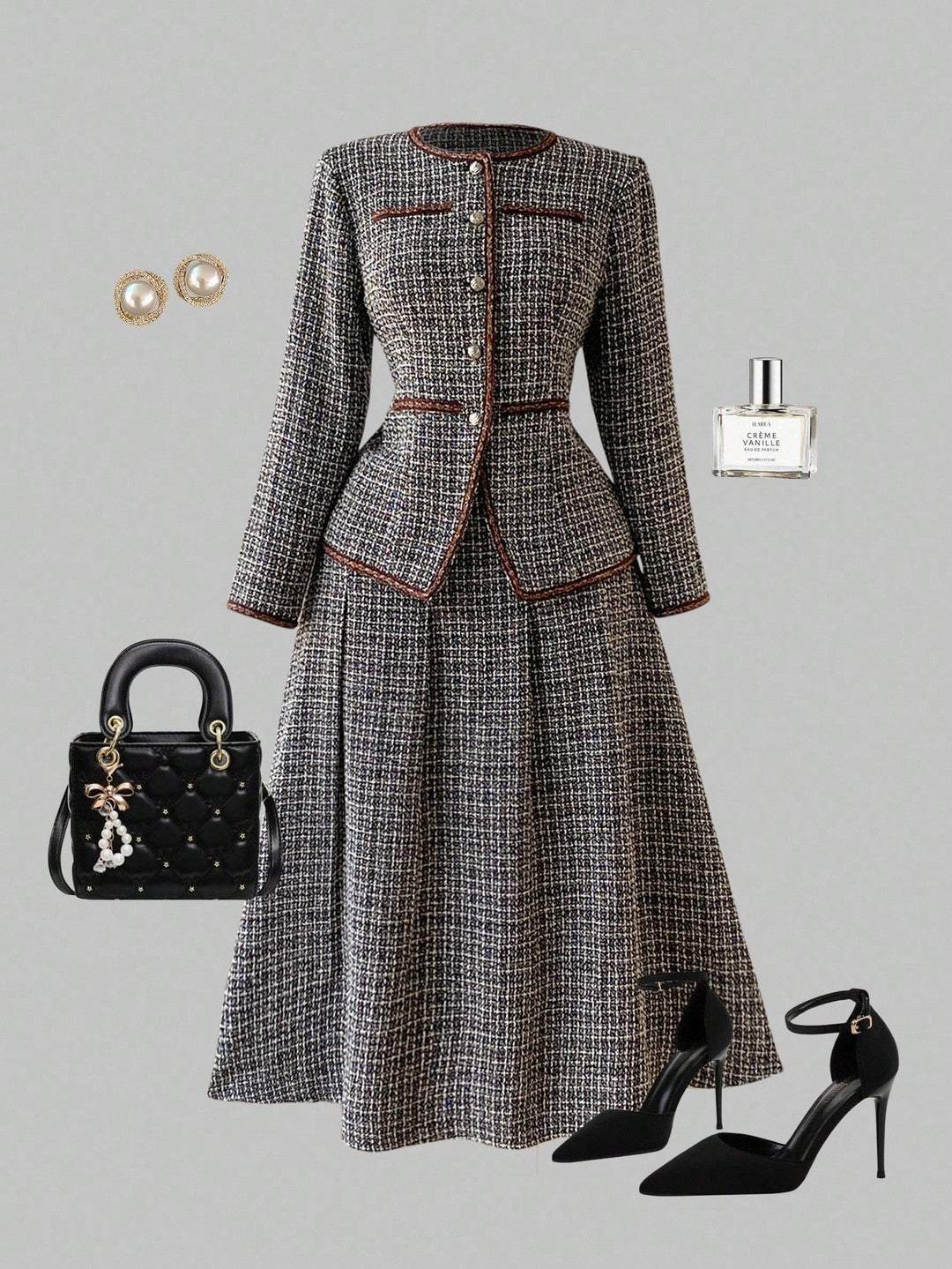 Costum SHEIN, negru