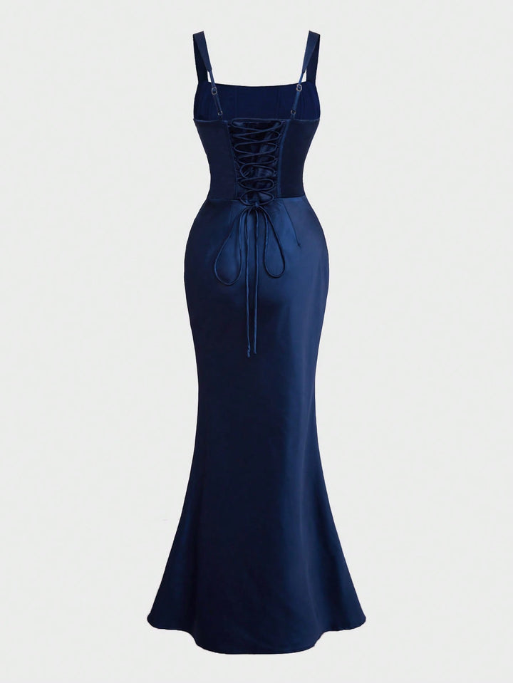Rochie maxi SHEIN, albastru